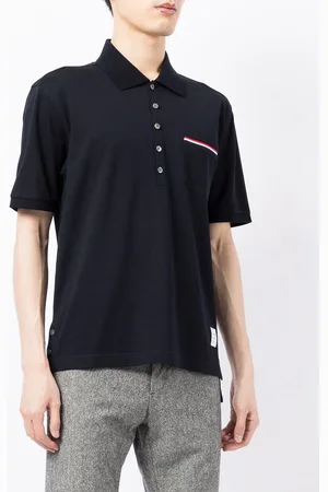 Thom Browne Rwb Cotton Polo Shirt