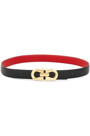 Salvatore Ferragamo Gancini Leather Belt