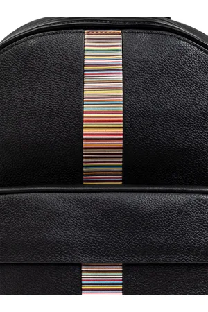 Paul Smith Signature Stripe Leather Backpack