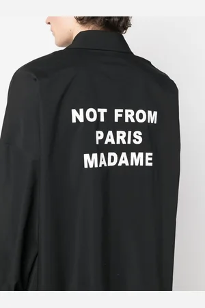 Drôle de Monsieur Jacket With Slogan