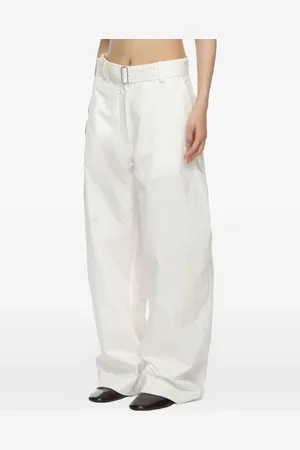 STUDIO NICHOLSON Round Leg Cotton Trousers
