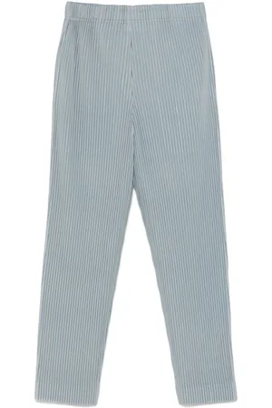 Issey Miyake Pleated Straight-leg Trousers
