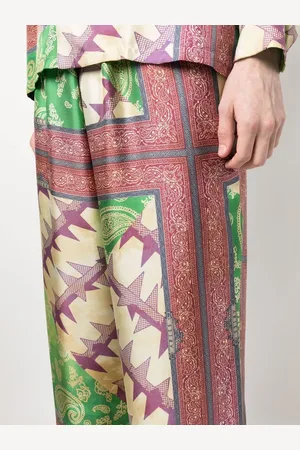 ARIES Printed Silk Trousers