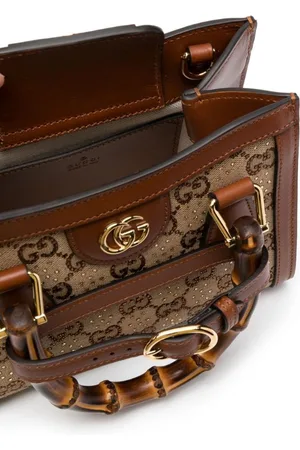 Gucci Diana Crystal Embellished Mini Bag