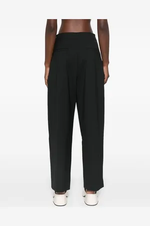 STUDIO NICHOLSON Wide Leg Cropped Trousers