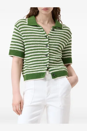 Closed Striped Cotton Cardigan