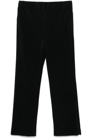 Issey Miyake Pleated Wide-leg Trousers