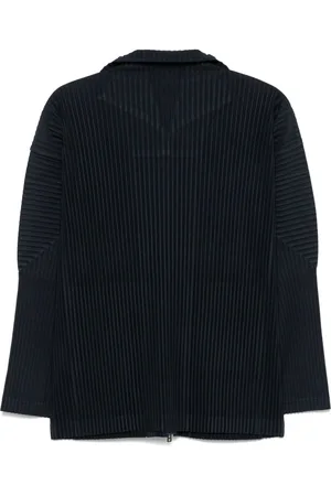 Issey Miyake Pleated Zipped Shirt