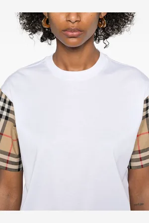Burberry Check Cotton T-shirt