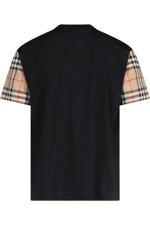 Burberry Check Cotton T-shirt