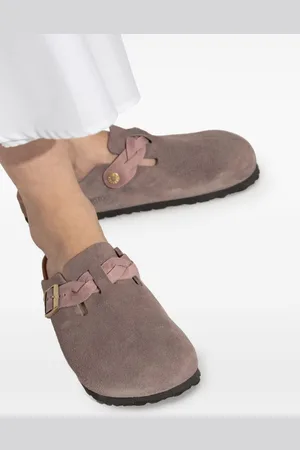 Birkenstock Boston Suede Leather Slippers