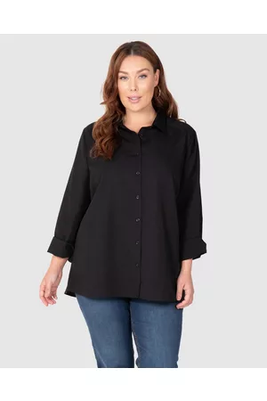 Love Your Wardrobe Manhattan Cotton Over Shirt - Tops Manhattan Cotton Over Shirt