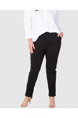 Love Your Wardrobe Stretch Bengaline Tummy Tuck Pants - Pants Stretch Bengaline Tummy Tuck Pants