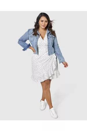Sunday In The City Framed Frill Dress - Printed Dresses Framed Frill Dress