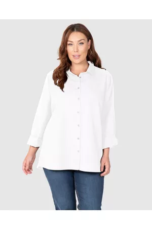 Love Your Wardrobe Manhattan Cotton Over Shirt - Tops Manhattan Cotton Over Shirt