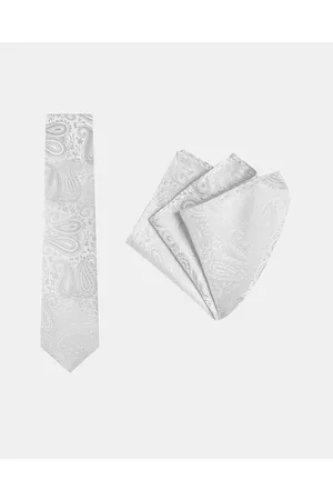 Buckle Paisley Tie & Pocket Square Set - Ties Paisley Tie & Pocket Square Set