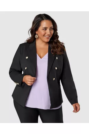 Something 4 Olivia Madeleine Button Blazer - Blazers Madeleine Button Blazer