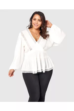 The Poetic Gypsy Astral Passenger Lace Blouse - Tops Astral Passenger Lace Blouse