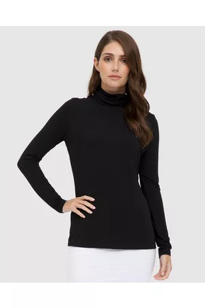 Bamboo Body Bamboo Turtleneck Top - Tops Bamboo Turtleneck Top