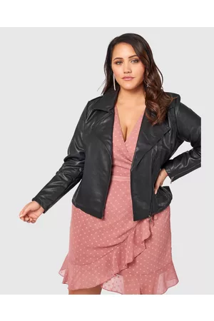 Pink Dusk Limited Addiction PU Jacket - Coats & Jackets Limited Addiction PU Jacket