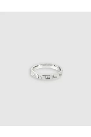 Ichu Personalised Letter F Ring - Jewellery Personalised Letter F Ring