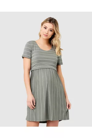 Ripe Maternity Crop Top Nursing Dress - Dresses Crop Top Nursing Dress