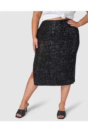 Pink Dusk Princess Charming Sequin Skirt - Pencil skirts Princess Charming Sequin Skirt