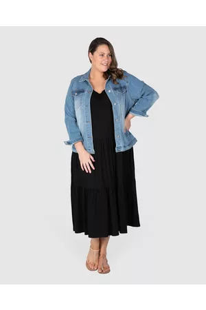 Love Your Wardrobe Frankie Stretch Denim Jacket - Denim jacket Frankie Stretch Denim Jacket