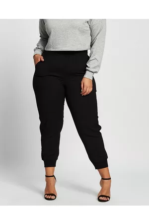 Love Your Wardrobe Bree Relaxed Rib Cuff Pants - Pants Bree Relaxed Rib Cuff Pants