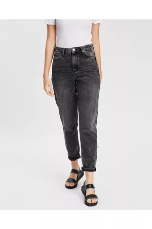 Topshop Washed Mom Jeans - Slim Washed Mom Jeans