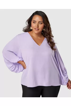 Something 4 Olivia Caterina Hi Lo Blouse - Tops Caterina Hi Lo Blouse