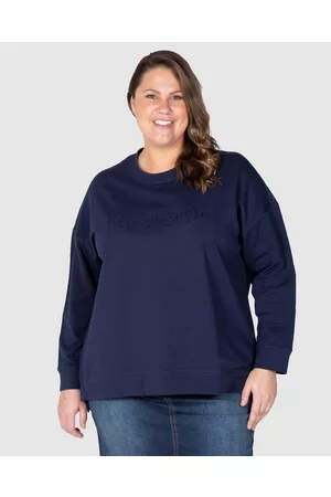 Love Your Wardrobe Lyw & Co Embossed Sweat - Sweats Lyw & Co Embossed Sweat