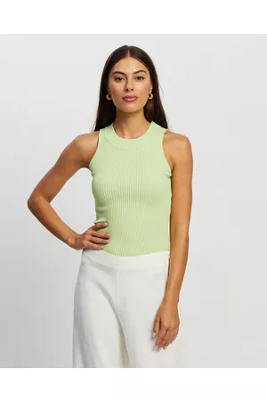 White By FTL Miso Rib Tank - Tops Miso Rib Tank