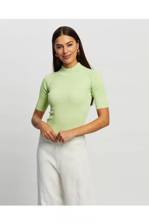 White By FTL Gena Rib Top - Tops Gena Rib Top