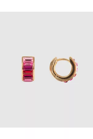 FAIRLEY Ombre Crystal Huggies - Jewellery Ombre Crystal Huggies