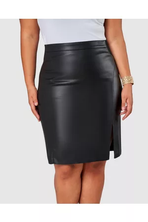 Pink Dusk Stinger PU Skirt - Leather skirts Stinger PU Skirt