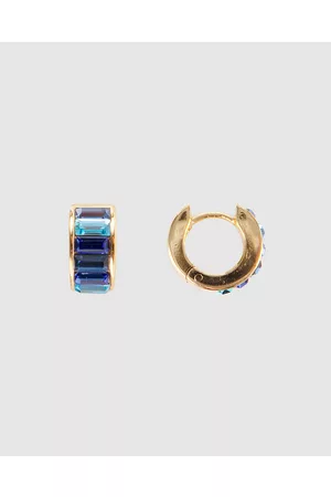 FAIRLEY Ombre Crystal Huggies - Jewellery Ombre Crystal Huggies