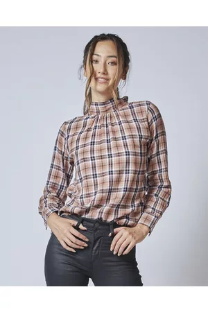 DRICOPER DENIM Ariya Tie Neck Shirt - Tops Ariya Tie Neck Shirt