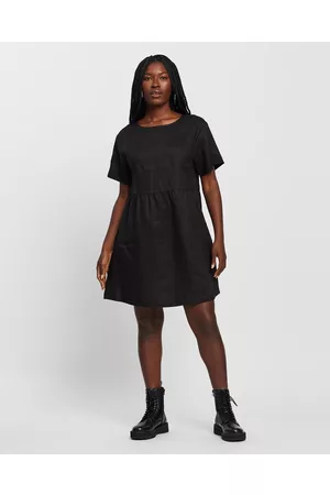 White By FTL Zavi Linen Dress - Dresses Zavi Linen Dress