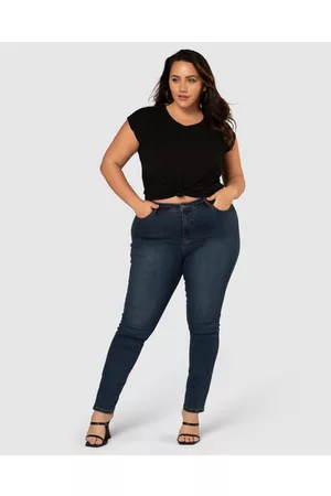 Indigo Tonic Kylie Curve Skinny Jeans - High-Waisted Kylie Curve Skinny Jeans