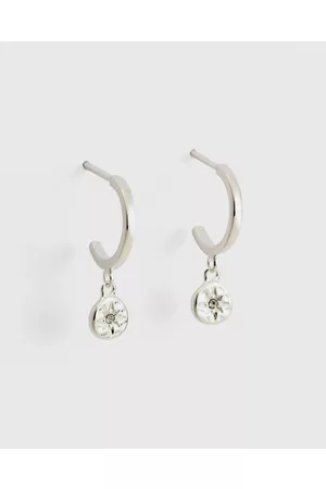 Kirstin Ash Star Coin Hoops - Jewellery Star Coin Hoops