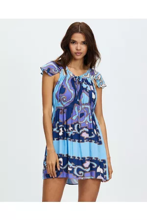 LENNI the label Dusk Mini Dress - Printed Dresses Dusk Mini Dress