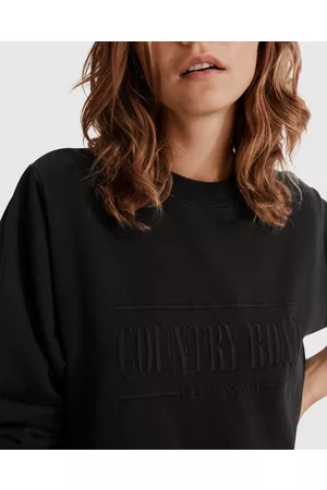 Country road shop heritage sweat black