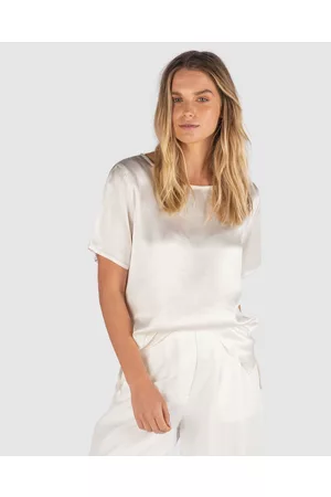 CAMIXA Teena Satin Silk T shirt - T-Shirts & Singlets Teena Satin Silk T-shirt