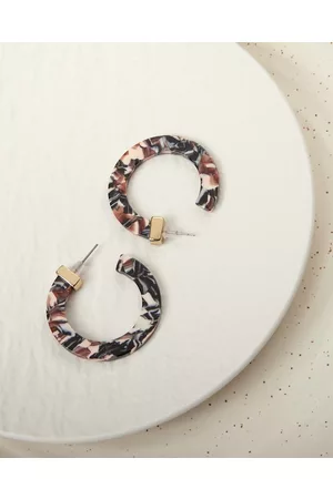 Dear Addison Nougat Hoops - Jewellery Nougat Hoops