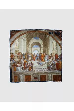 RUMI The School of Athens Pocket Square - Pocket Squares The School of Athens Pocket Square