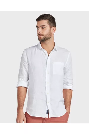 The Academy Brand Hampton L S Linen Shirt - Shirts & Polos Hampton L-S Linen Shirt