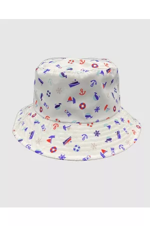 Jacaru 1866 Kids Nautical Bucket Hat - Hats 1866 Kids Nautical Bucket Hat
