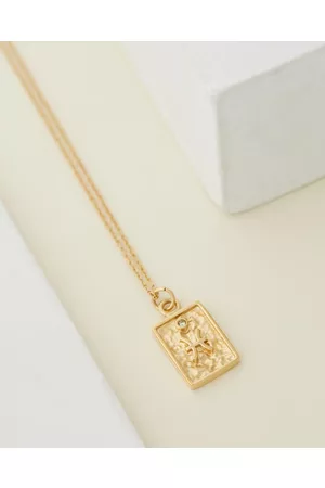 Carly Paiker Pisces Star Sign Zodiac Tag Necklace - Jewellery Pisces Star Sign Zodiac Tag Necklace