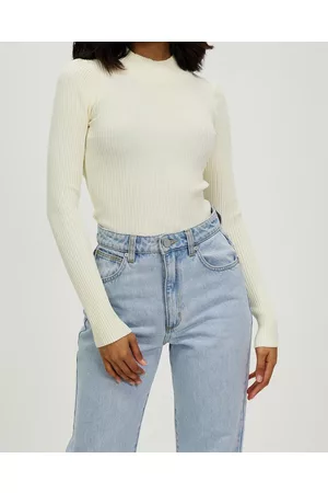 White By FTL Pansy Rib Top - Tops Pansy Rib Top